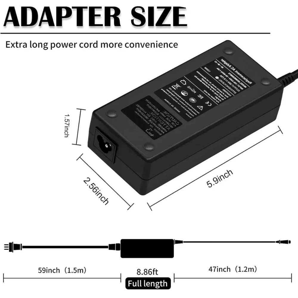 TSKYBEAR Laptop Charging Cord AC Power Adapter For Lenovo Like New
